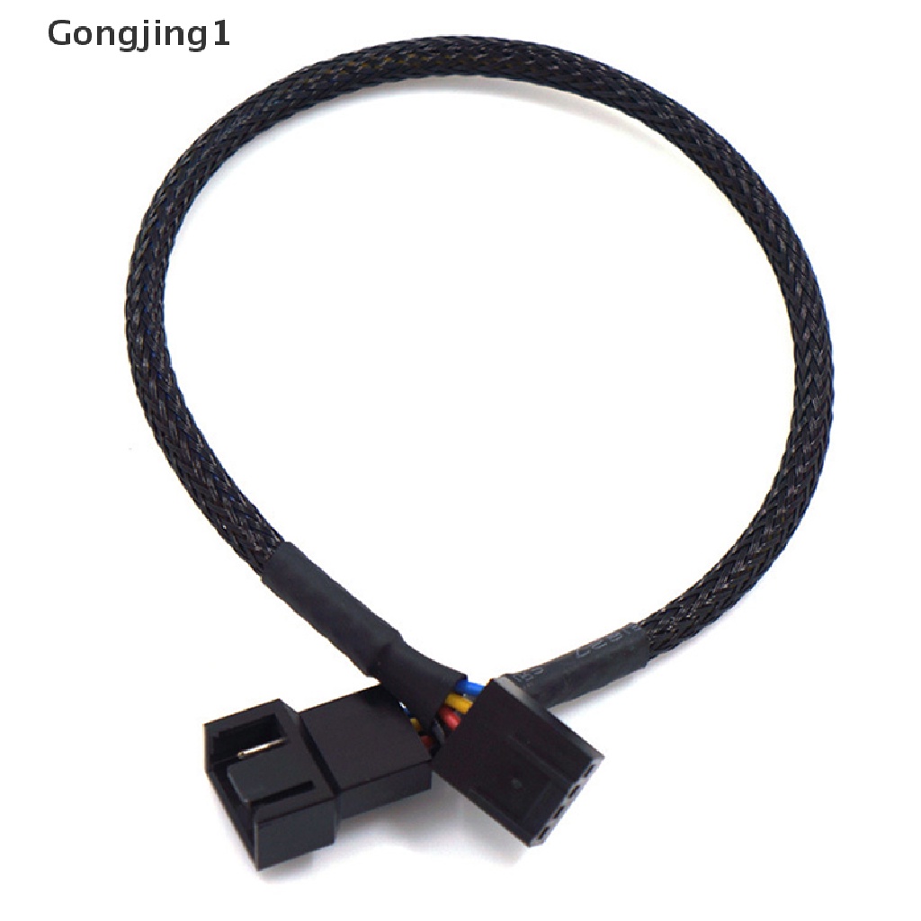 Gongjing1 Kabel Power 4Pin / 3Pin PWM Bahan Tembaga Untuk Kipas Pendingin Komputer
