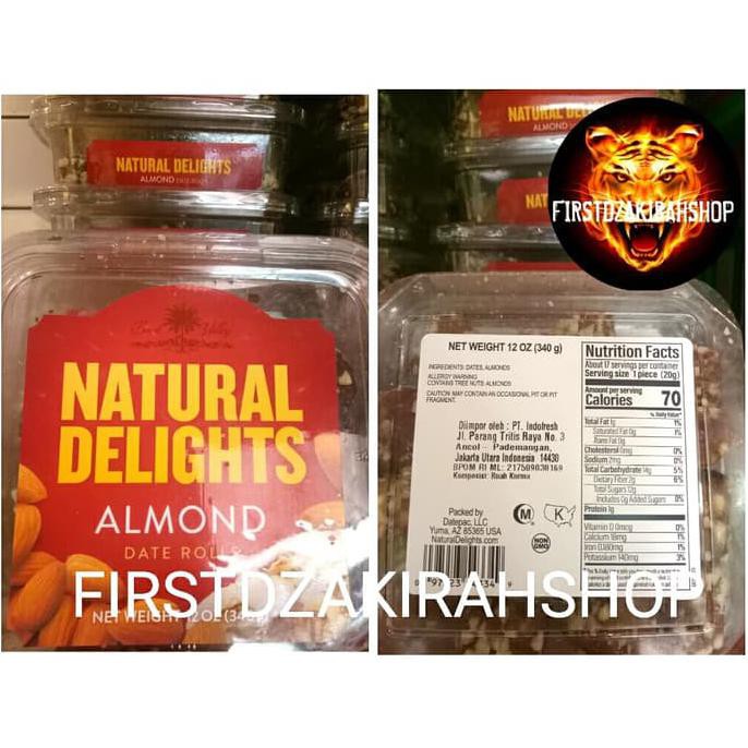 

Open Ds Natural Delight Medhool Kurma Almond Date Rolls 340Gr