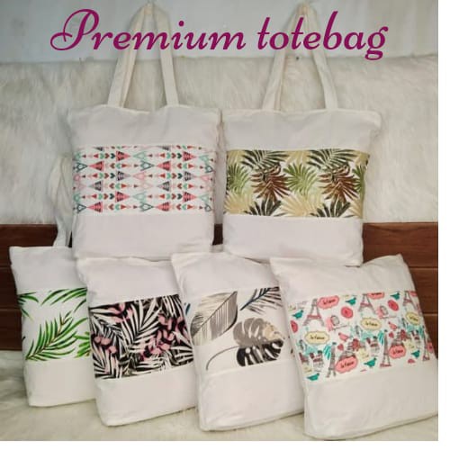 TOTEBAG WANITA RESLETING/TAS TOTE BAG KANVAS BELANJA,KULIAH,SEMINAR,PENGAJIAN,SOUVENIR CUSTOM SABLON