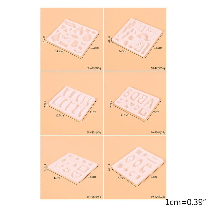 Siy Cetakan Resin Epoksi Kristal Bahan Silikon Untuk Membuat Perhiasan Diy