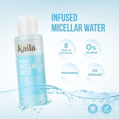 ⭐ BAGUS ⭐ KAILA INFUSED / HYDRATING MICELLAR WATER 100ml | Pembersih Make Up