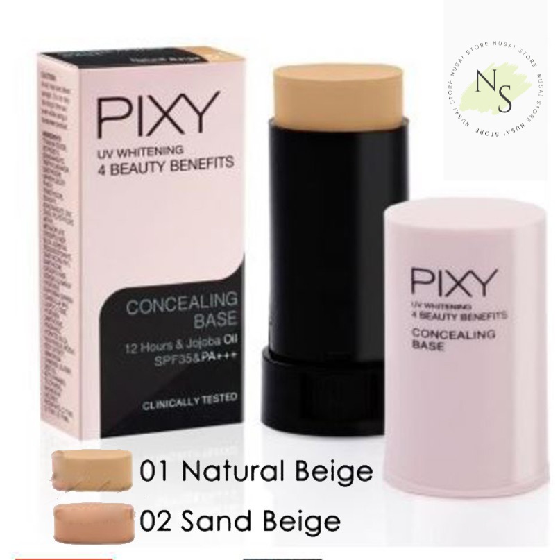 Pixy Concealing Base - Foundation fONDATION Fondesen Pondesen Stick Stik 9gr PixY Penghalus Pemutih 