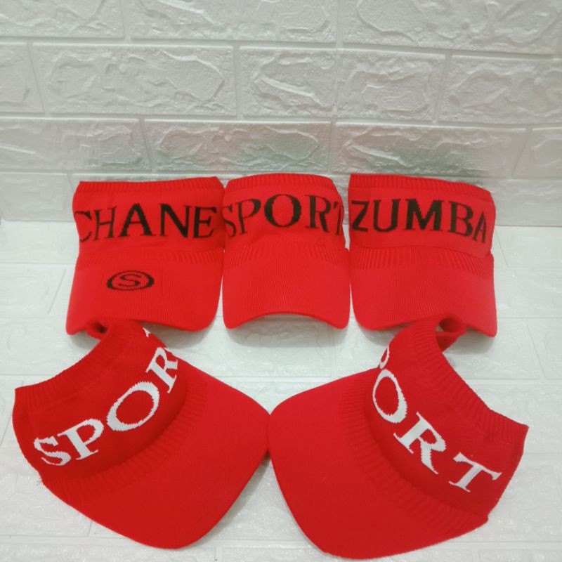 Topi Indonesia Kemerdekaan Topi Merah Topi Putih Golf Rajut Sport Fashion Wanita Tennis Aerobic Zumb