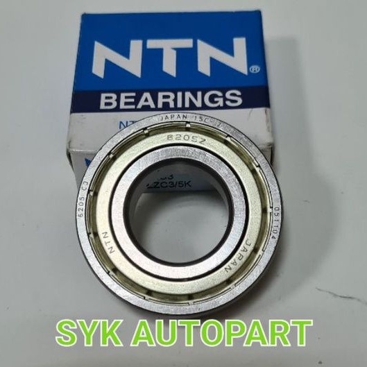 Ball bearing 6205zz ntn