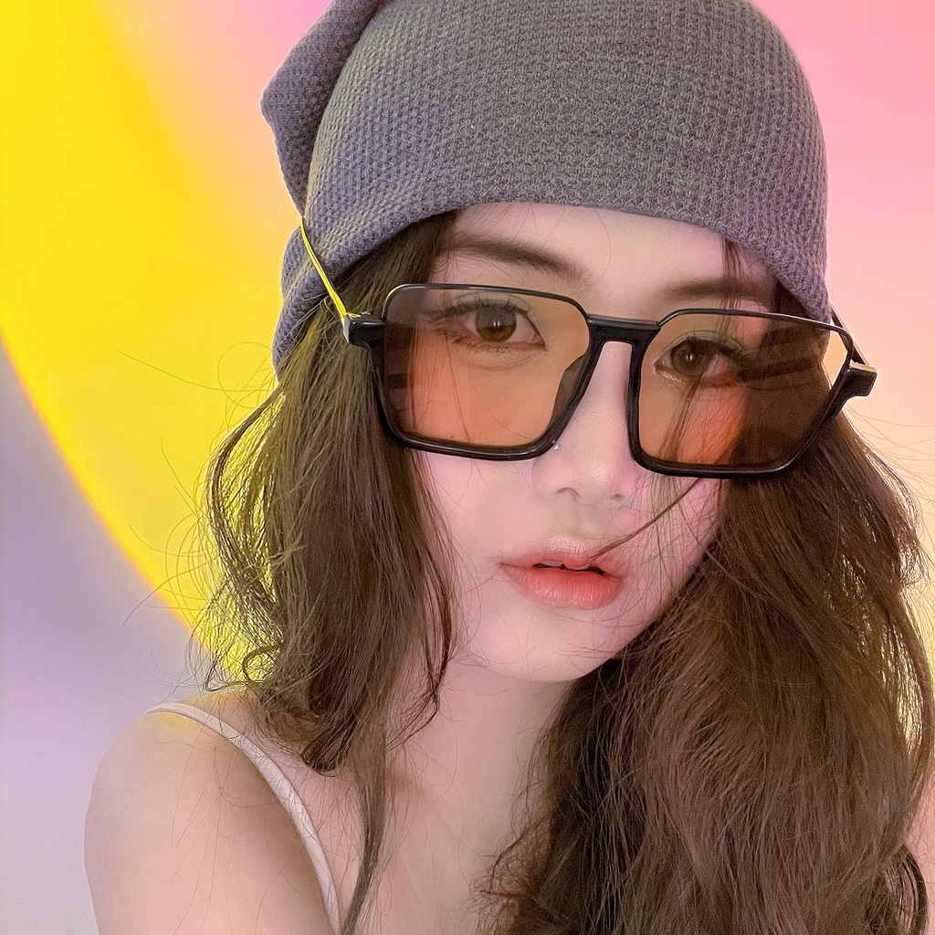 Kacamata Kotak Mode Fashion Korean Style Untuk Wanita - Sunglasses Fashion Trendy