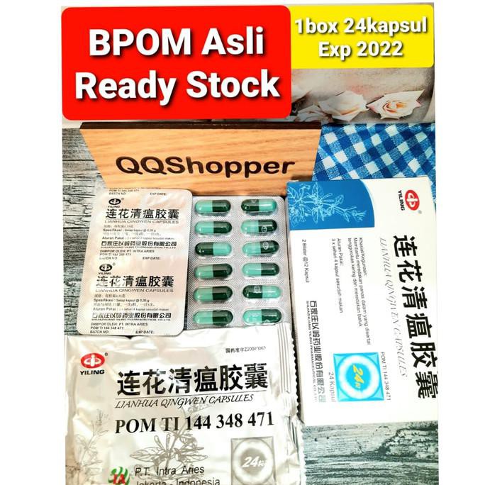 Ready Lianhua Qingwen Jiaonang / Lian Hua Qing Wen / 24 kapsul