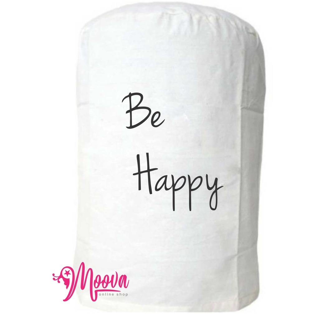 Cover Galon/Sarung Galon/Tutup Galon Motif Be Happy  Sablon Keren