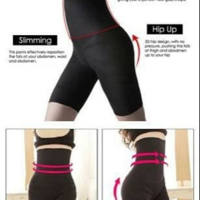 Celana korset hight waist hitam