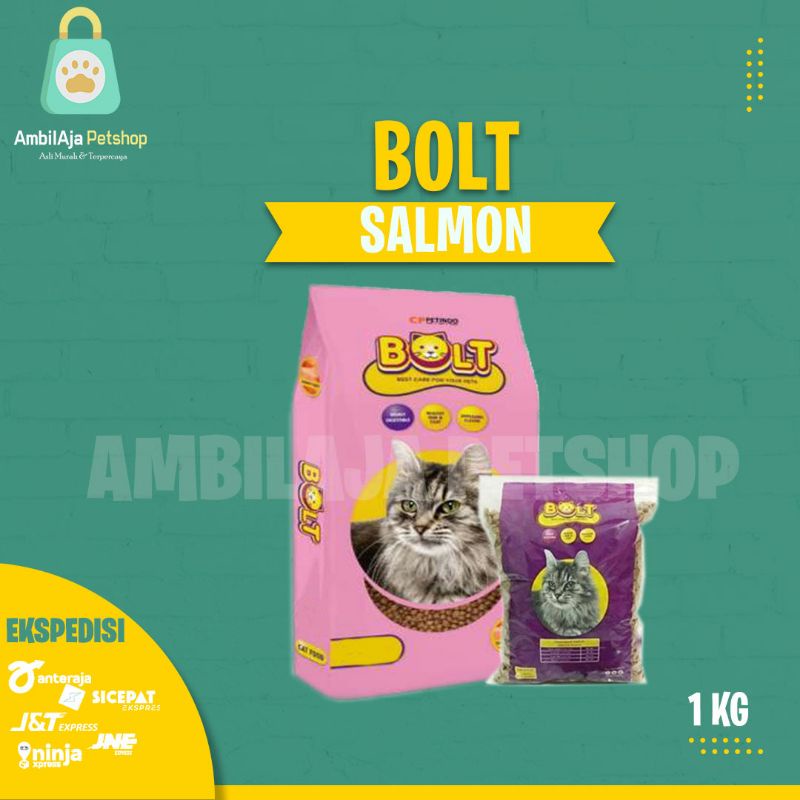 Makanan kucing murah Bolt Salmon