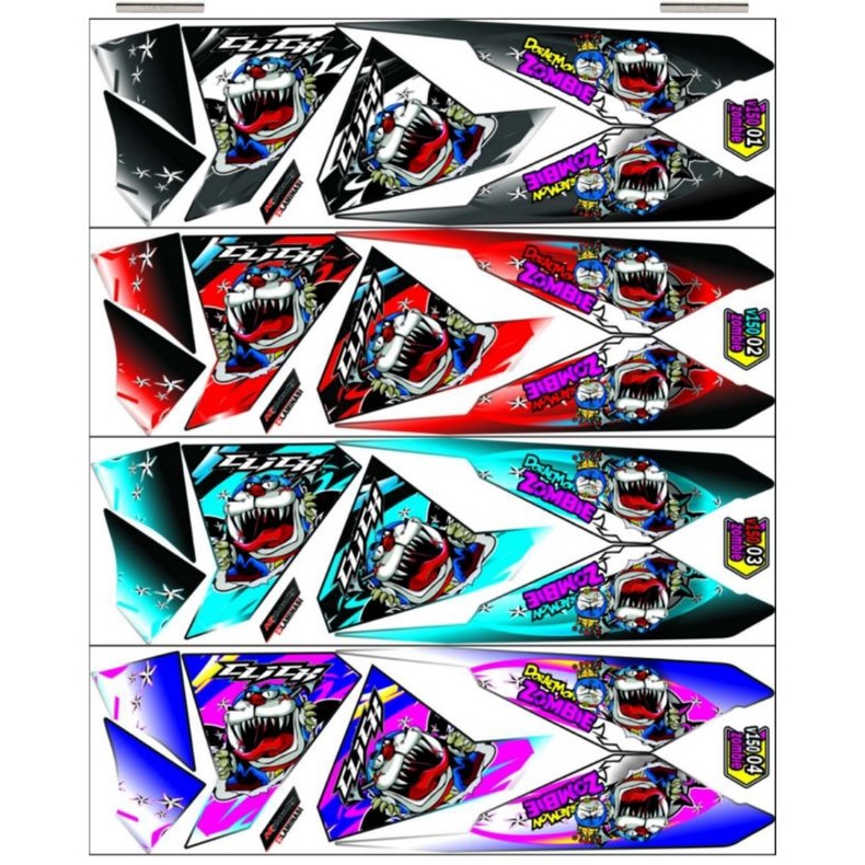 Striping Vario 150 / 125 ESP 2015 2016 2017 Variasi Sticker Motor Stiker Skotlet Scotlite