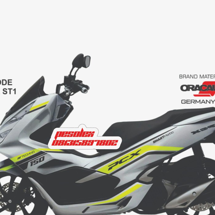 Cutting Sticker Honda Pcx Stabilo Sticker Velg warna stabilo oracal