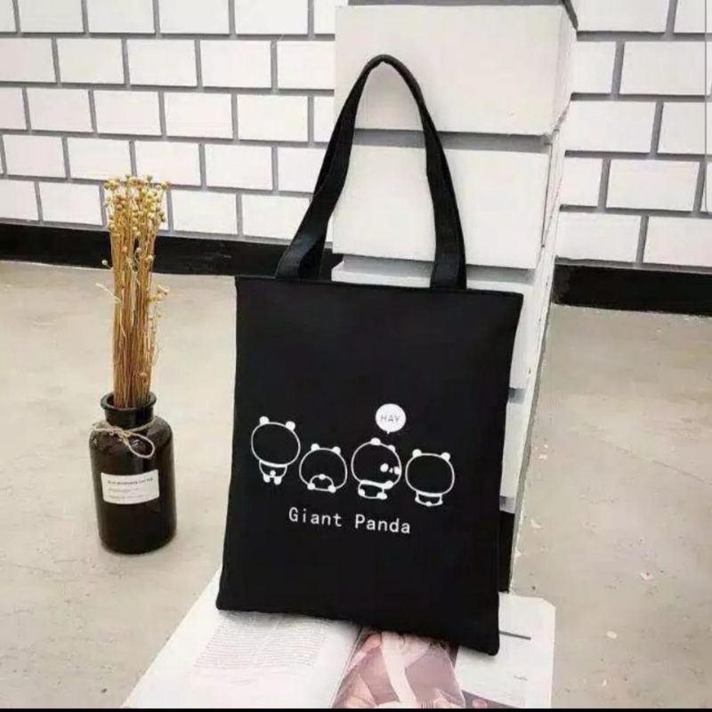 Tote Bag Totebag Tas Tote wanita murah custom motif (Pakai Perekat)