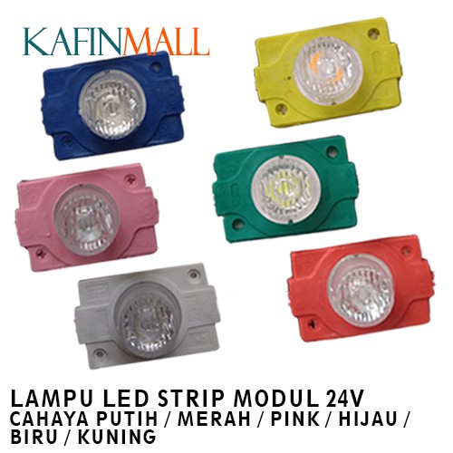 LAMPU LED MODUL 1PCS 1 MATA BESAR DC 12V / 24V  VARIASI LAMPU MOBIL MOTOR MODULE