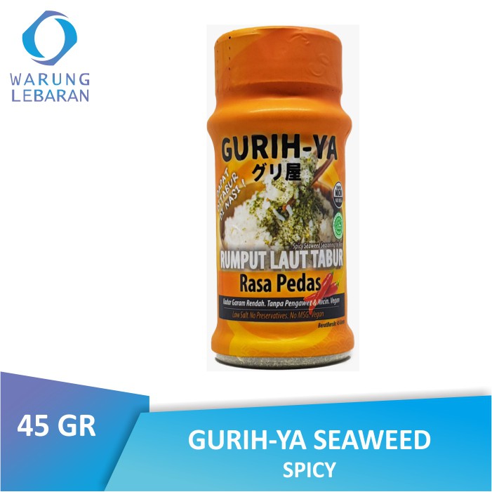 

[GR02] Gurih-Ya Seaweed Seasoning Spicy 45 GR | Bumbu Tabur Gurih Ya Seaweed