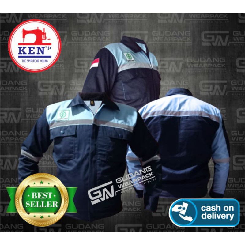Bagus Uniform - Pakaian Kerja Seragam Proyek Warna Dongker Tosca