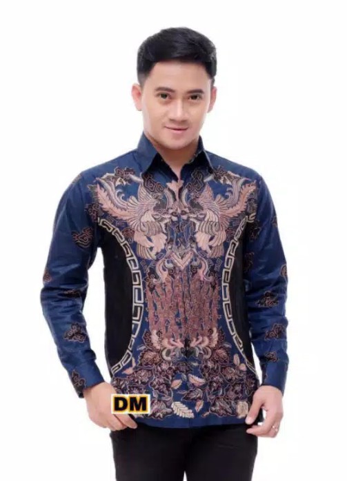 Bswart Batik Hrb026 Kenongo Hem Pendek Padi Pekalongan M L Xl Batik Pria Murah Modern Grosir