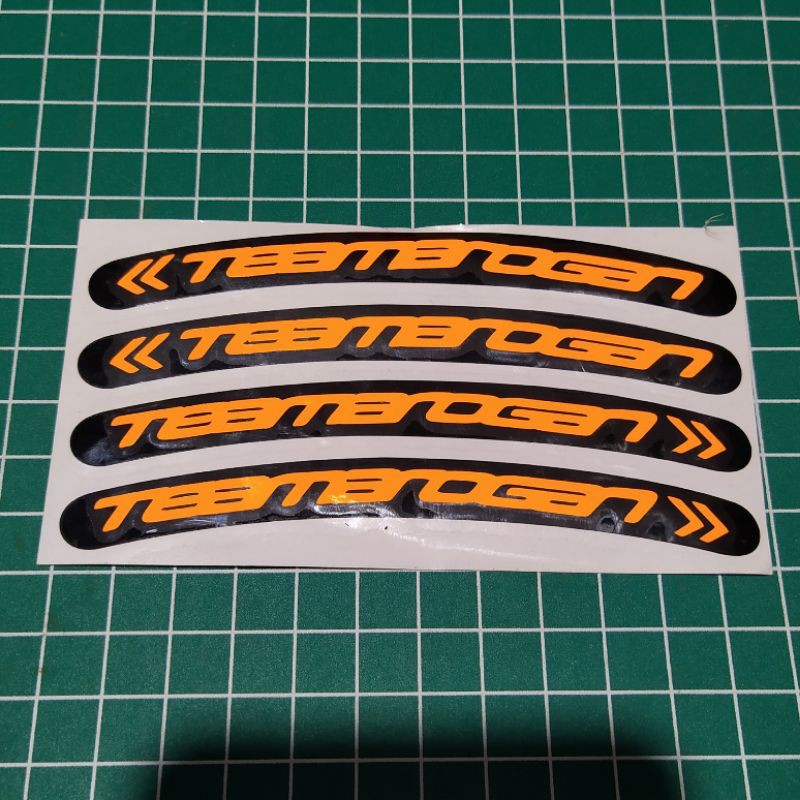 sticker velg list velg team arogan sticker velg bukan oz