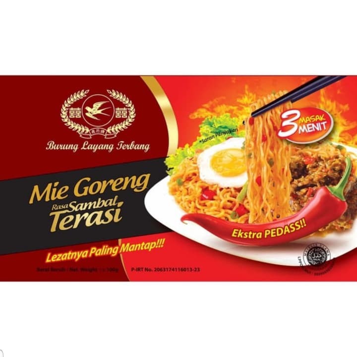 

BURUNG LAYANG TERBANG MIE GORENG SAMBAL TERASI 100G