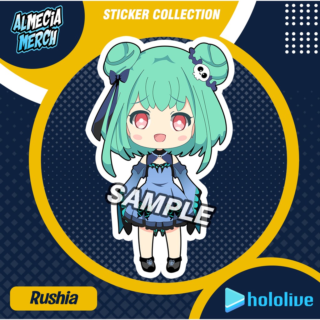 

Sticker Hololive JP Uruha Rushia / Sticker Rushia kawaii / Stiker HP
