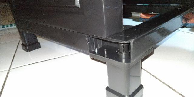 Lemari Plastik Rotan 4 Pintu 1laci Napolly