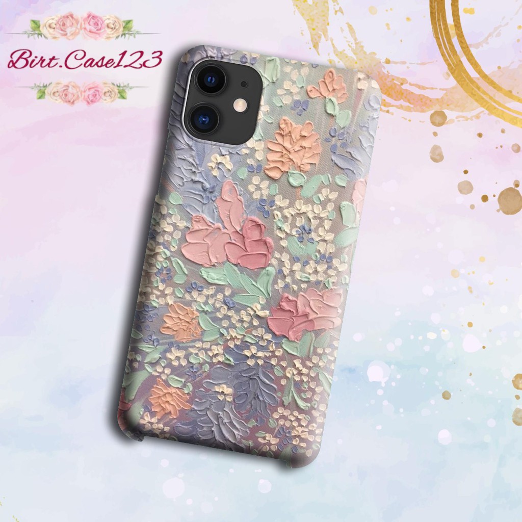 Hardcase PAINT FLOWER Oppo A3s A1k A5 A9 2020 A7 F9 A5s A31 A52 A92 A37 A53 A83 F1s F11 Pro BC933