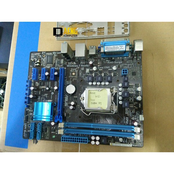 Motherboard Mobo Mainboard Pc Merk Asus  P8H61 M L X Socket 1155 support Ivy Murah