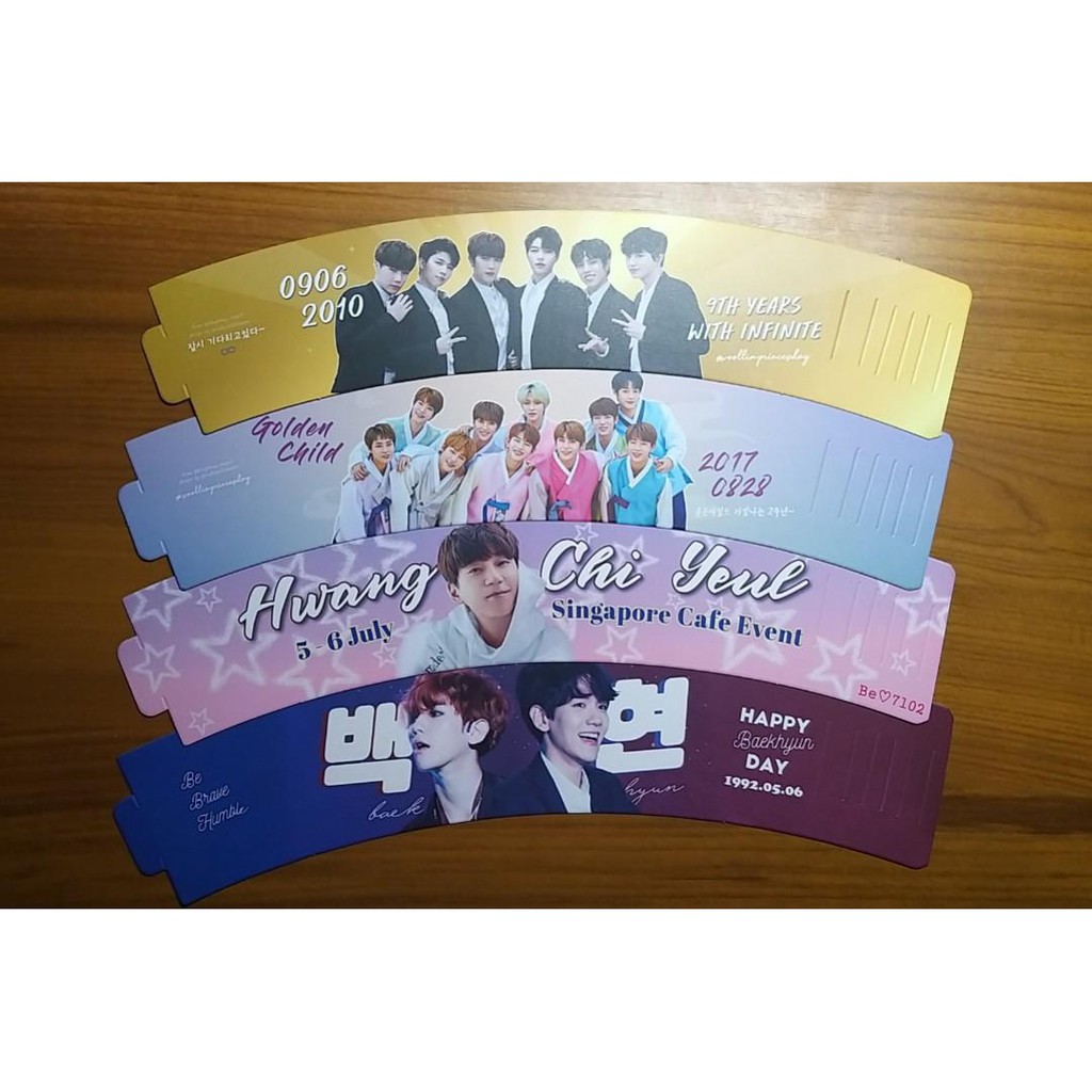 Cupsleeve Cup sleeve Kpop Event Custom