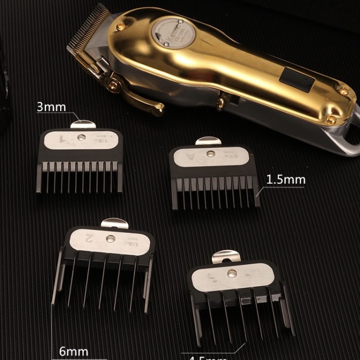 Kemei KM 1986 KM1986 Alat Cukur Cukuran Rambut Hair ClipperCordless CAS Metal Original GOLD