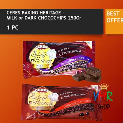 

[COD] Ceres Baking Heritage Milk and Dark ChocoChips 250Gr [COD]