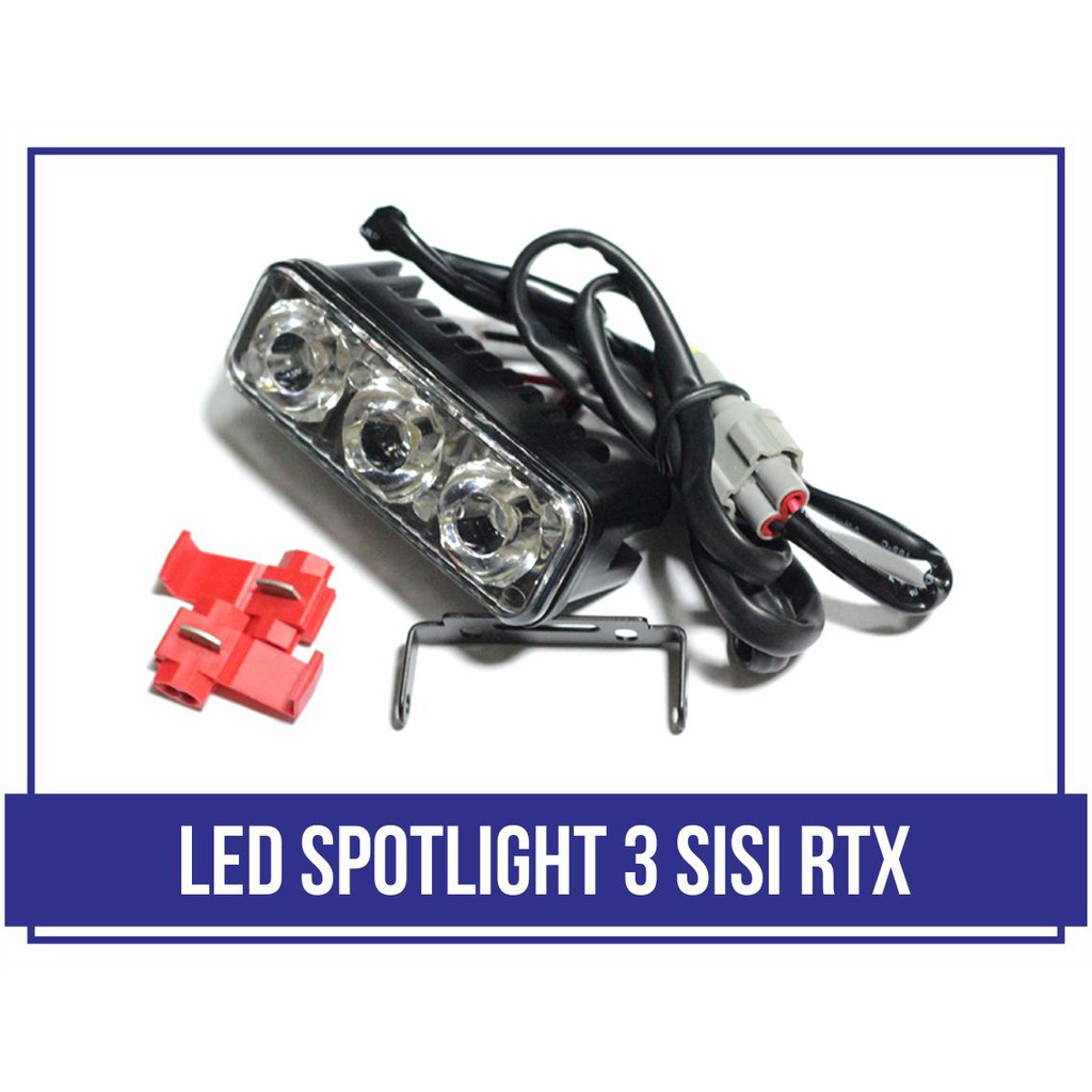 LAMPU TEMBAK LED SPOT LIGHT 3 MATA RTX