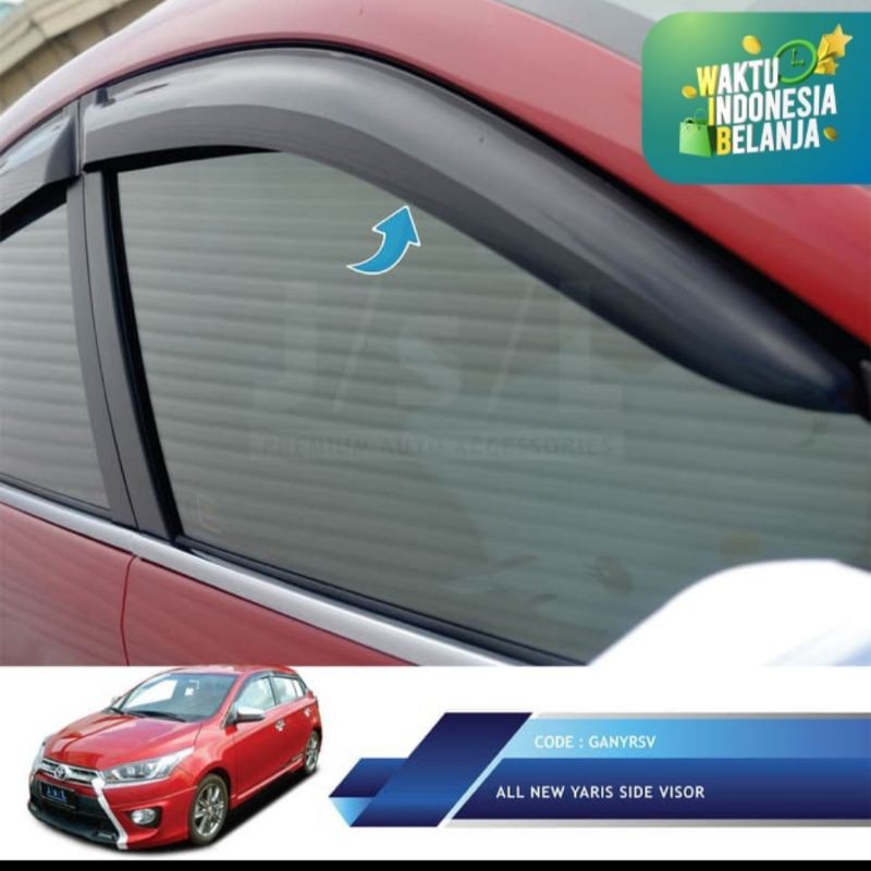 talang air/ side visor all new Yaris jsl