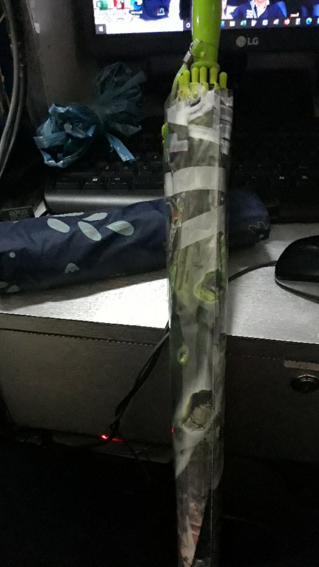 Jktumbrella / Payung Lipat 3 3d Hujan Lis Fancy Putih - 8136