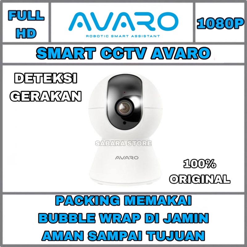 AVARO Smart Indoor PTZ IP Camera CCTV Wifi IoT Home Automation pan n tilt full hd 1080p ipc cam ipcam murah