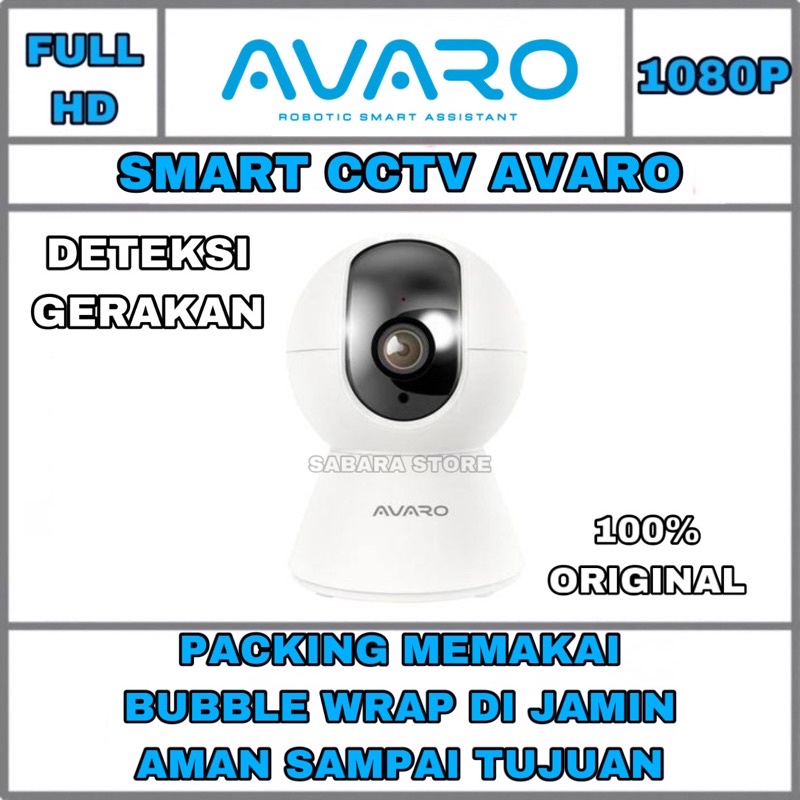 AVARO Smart Indoor PTZ IP Camera CCTV Wifi IoT Home Automation pan n tilt full hd 1080p ipc cam ipcam murah