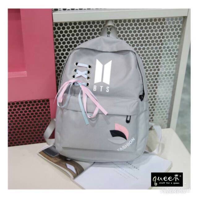 Tas gendong BTS - fashion tali sepatu..