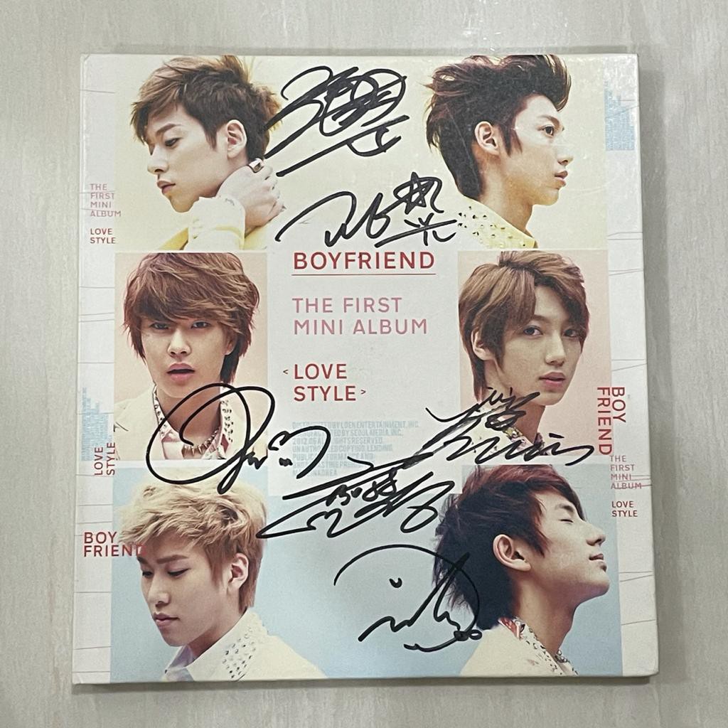 Boyfriend Autographed Love Style First Mini Album Signed Authentic Tanda Tangan KPOP