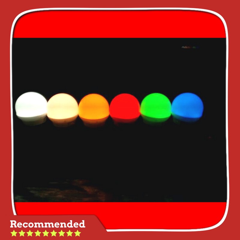 jual lampu tidur led 1w 1watt 1 watt e27 ekonomat warna kuning yellow
