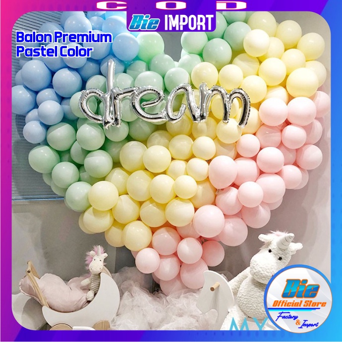 Balon Pastel Color Impor Best Seller