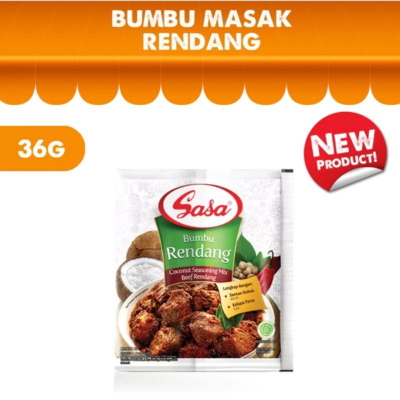 

SASA BUMBU RENDANG 36g & OPOR 28g.