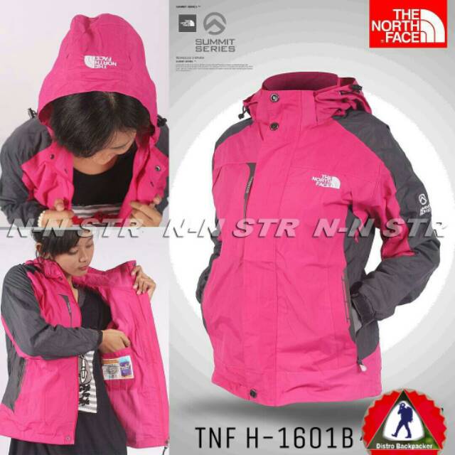 JAKET GUNUNG WANITA TNF NEW - PINK
