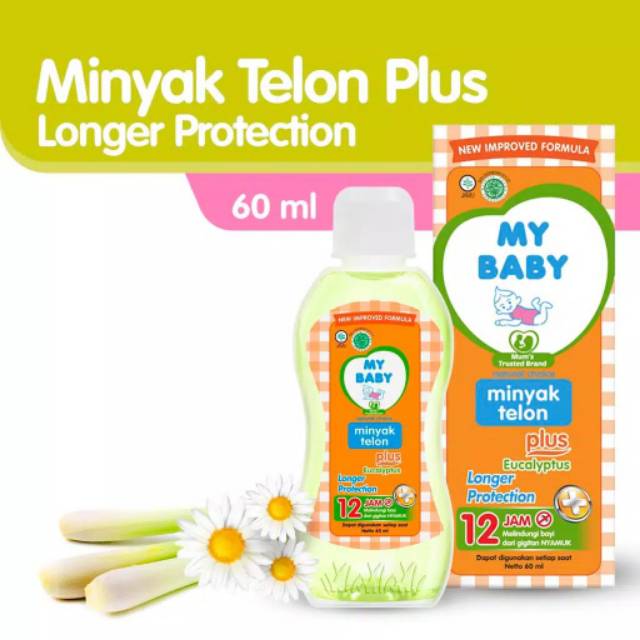 My baby minyak telon 90ml / 60 ml longer protection 12 hours