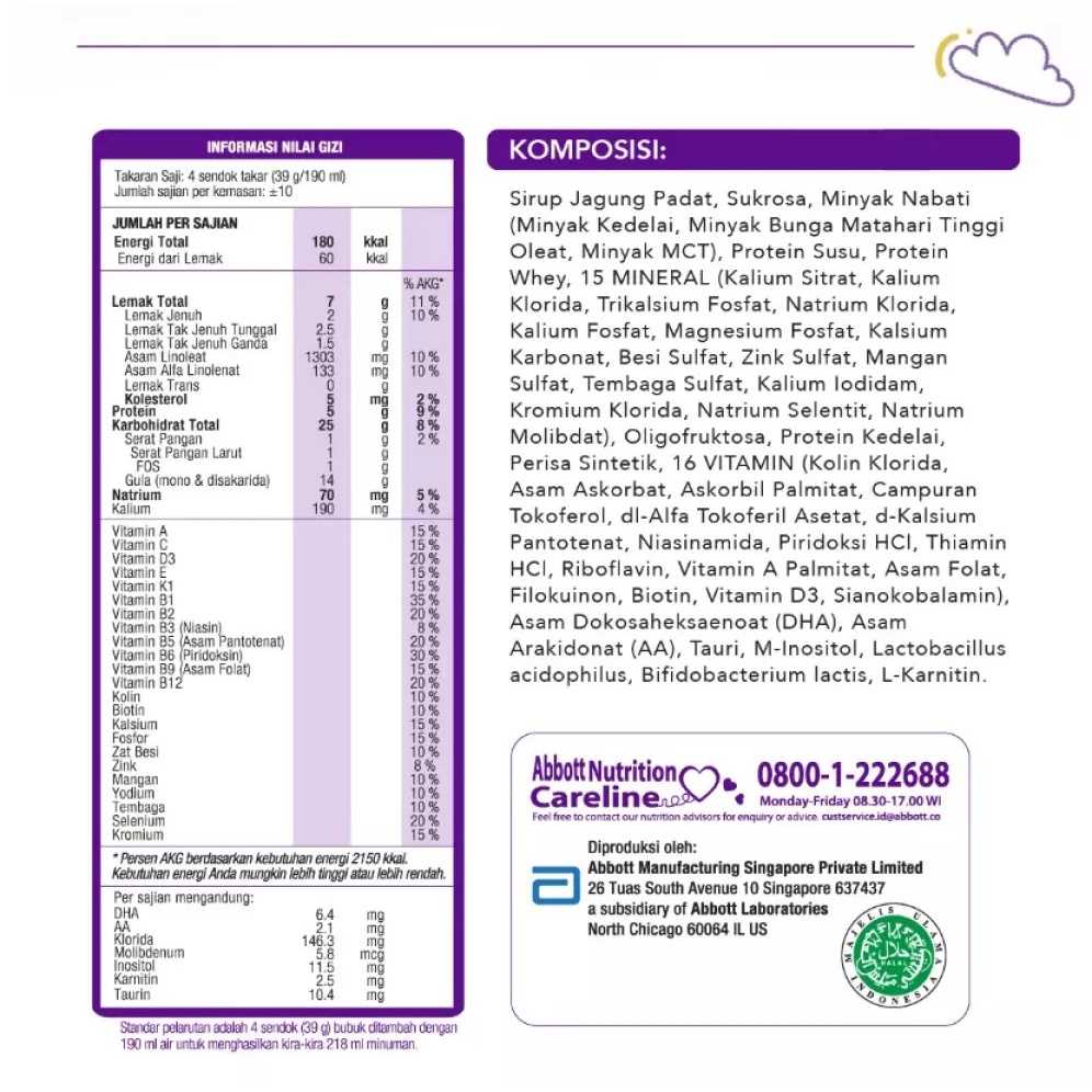 Pediasure 1800 gr - Susu Formula Pertumbuhan Anak