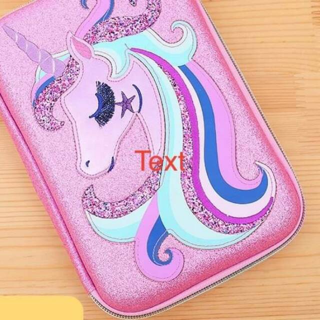 

Pencil case tempat pensil import unicorn