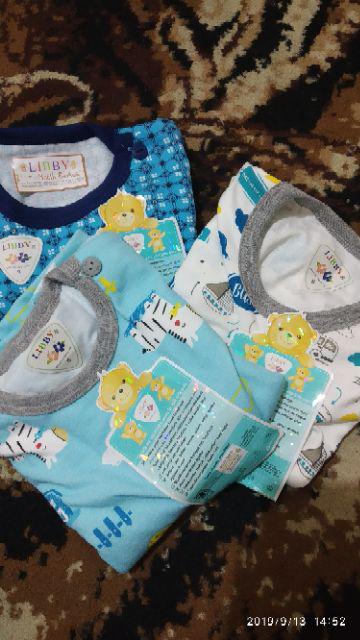 1 Pak ( 3 Setel ) Libby Oblong Pendek Mix Batik Boy Sml Mix