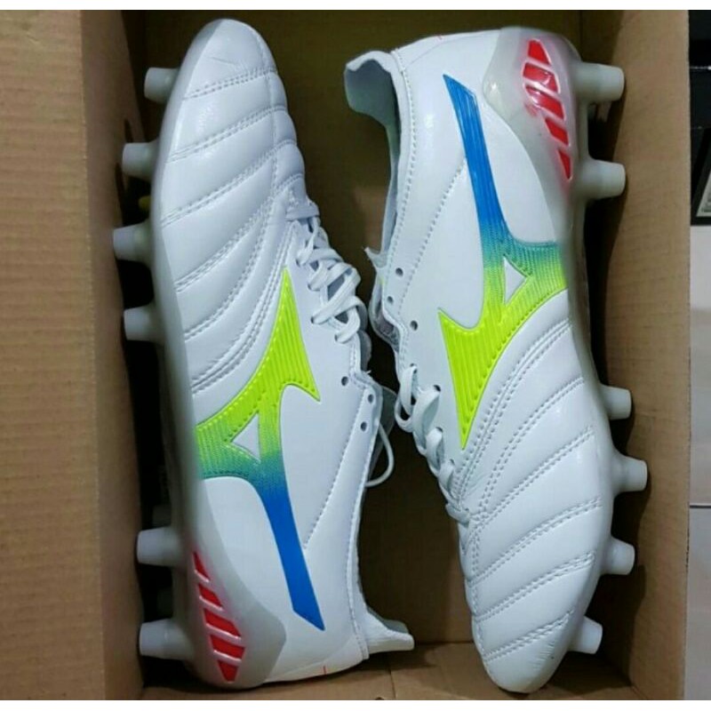 SEPATU BOLA MIZUNO MORELIA NEO3 WHITE MULTICOLOR