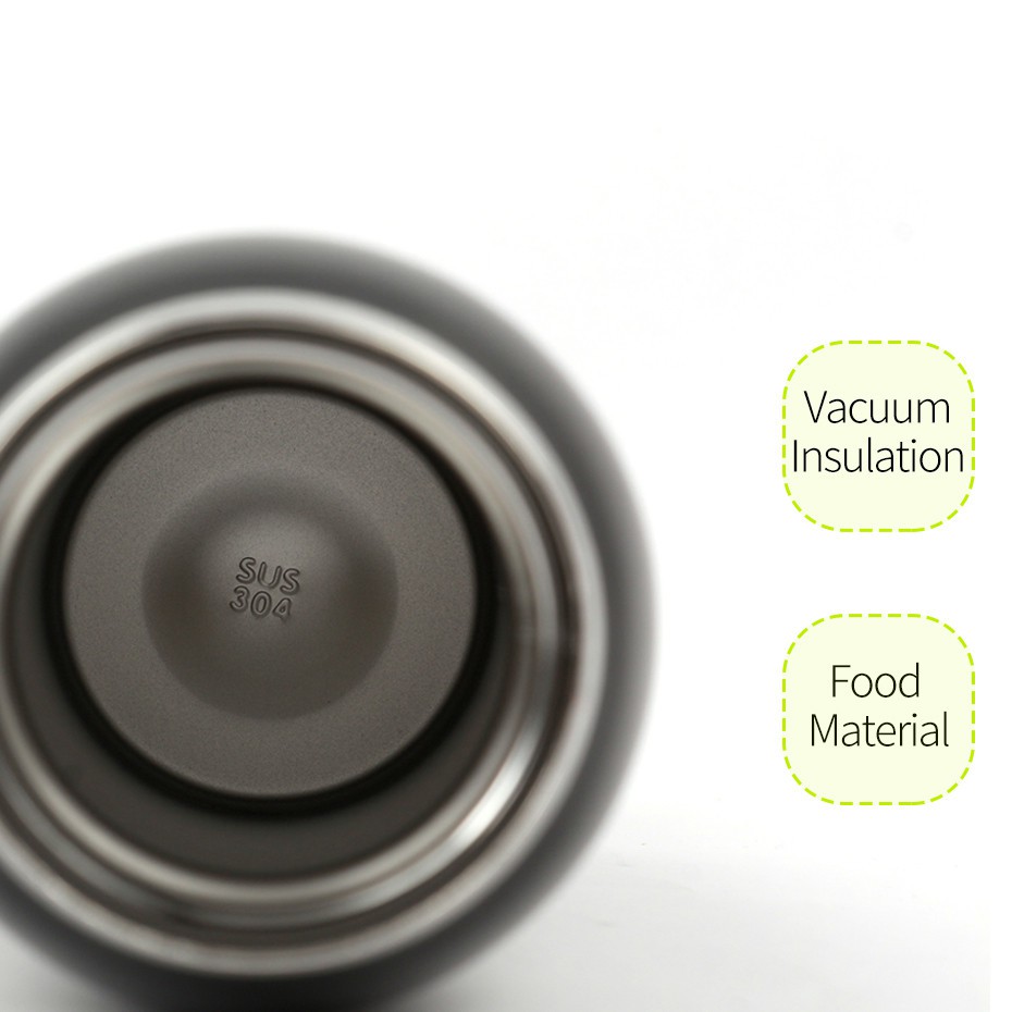 Botol Air Minum Sepeda Stainless Steel 500ml - 66008 - Silver