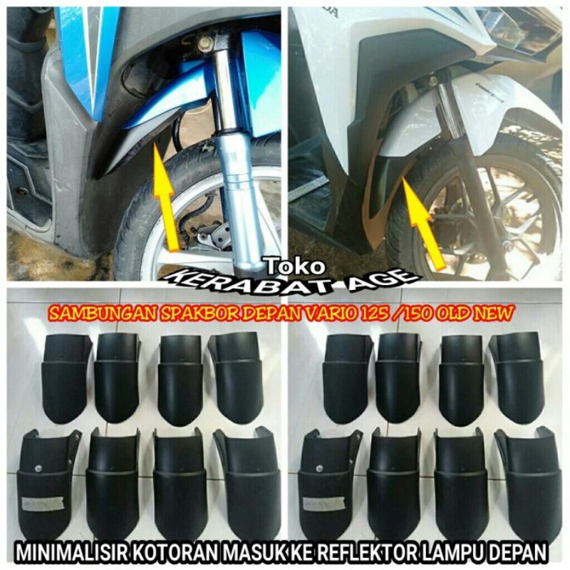 Sambungan Spakbor depan Vario 125&amp;150 New Old