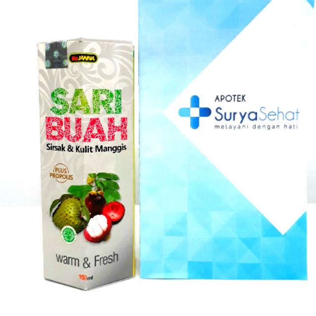 Biojanna Sari Buah 100ml atau 170ml - Ekstrak Sirsak Kulit Manggis