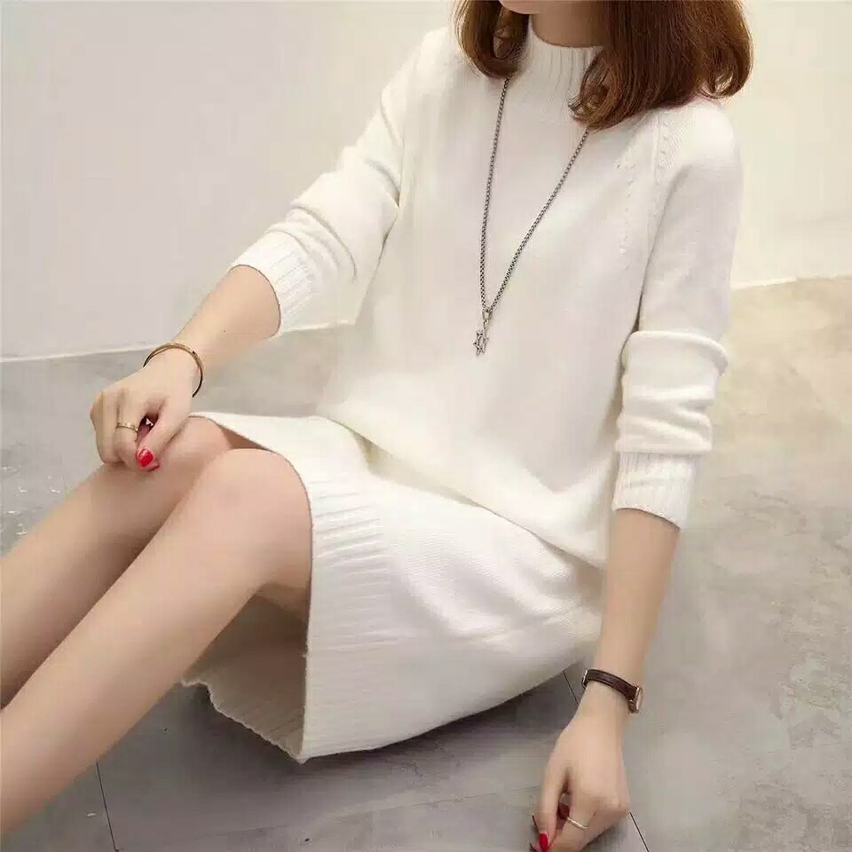 WSE390 - Dress Rajut Ven LD 100 - 110 CM PJ 90 CM Dress Rajut Wanita PREMIUM QUALITY