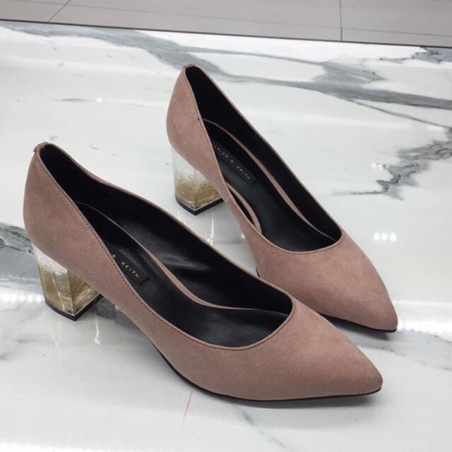 Sepatu heels kaca charles and keith original